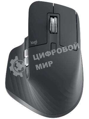 Мышь беспроводная Logitech MX Master 3s светло-серый, 8000 dpi, радиоканал, Bluetooth, USB, кнопки - 7