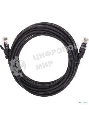 Патч-корд U/UTP Rexant cat.5e, RJ45-RJ45, 26AWG, ZH нг(А)-HF, черный, 5м