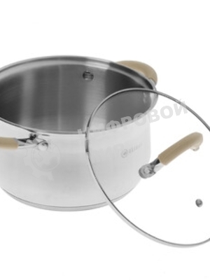 Кастрюля Zeidan Z-50238 3,0 л со стекл. крышкой 3,0 л (O18х11.5 см), нерж.сталь, внутренняя -зеркальная полировка, снаружи - комбинированная полировка, шкала литража, 5-ти слойное капсулир. дно, подарочная упаковка с пластиковой ручкой.