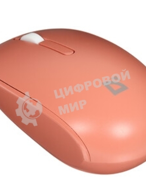 Мышь беспроводная Defender Smart MM-396 красный, 1600 dpi, радиоканал, Bluetooth, USB, кнопки - 3