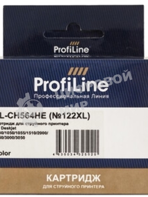 Картридж струйный ProfiLine PL-CH564HE №122XL для принтеров HP Deskjet 1000/1050/1055/1510/2000/2050/3000/3050 Color водные