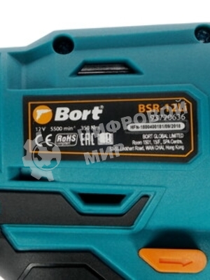 Гайковерт Bort BSR-12LI проводной автомобильный 93720636 12 В, 350 Нм, 3300 об/мин, 3,1 кг