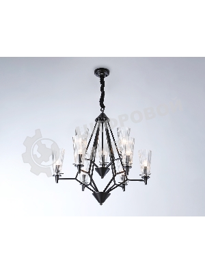 Светильник Ambrella light TR3238/6+3 BK черный E14/9 max 40W D730*720