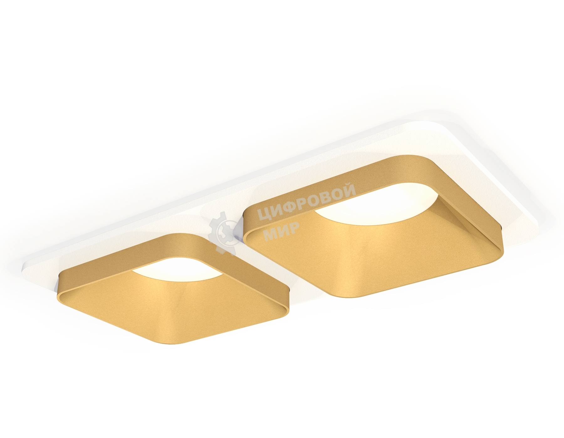 Комплект встраиваемого светильника Ambrella light XC7905004 SWH/SGD белый песок/золото песок MR16 GU5.3 (C7905, N7704)