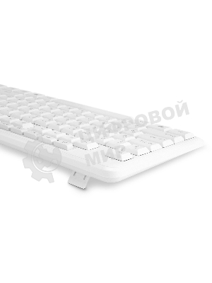 Комплект клавиатура+мышь Oklick S650 проводной, USB, 2000 DPI, белый