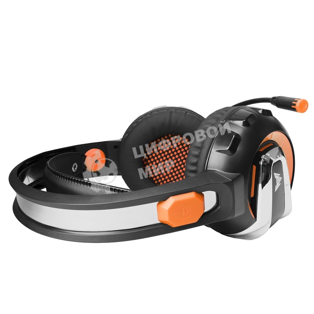 Гарнитура проводная игровая CROWN CMGH-3003 Black&orange