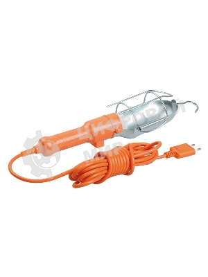 Светильник переносной УП-1P пл. вил. с выкл. 2Р 5м IEK WSP20-05-K09