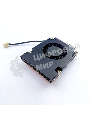 Кулер Foxline D65 черный алюминий+медь 2500rpm 32.6db 4-pin 65w 17мм