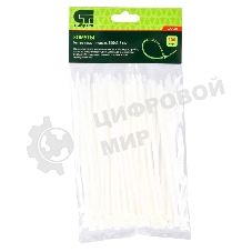 Хомуты Сибртех, 150 х 3,6 мм, пластиковые, белые, 100 шт.