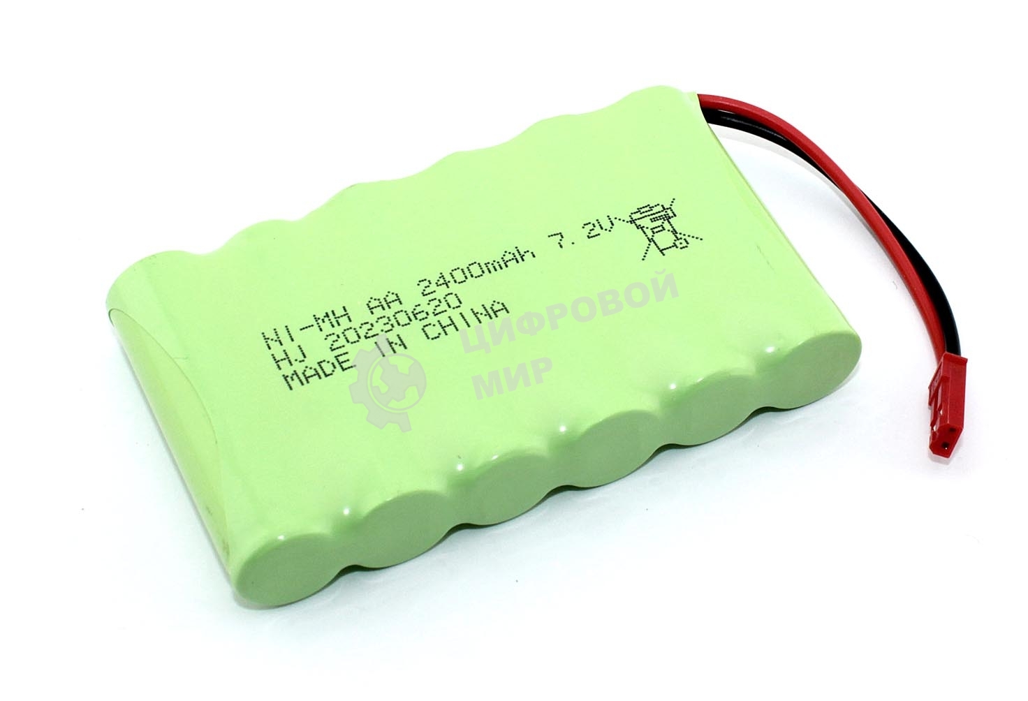 Аккумулятор Ni-Mh 7.2V 2400 mAh AA Flatpack разъем JST
