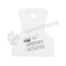 Шпатель Сибртех белая резина, 80 мм