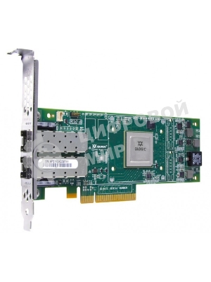 Контроллер Qlogic QLE2672-CK 16Gb Dual Port FC HBA x8 PCIe LC multi-mode optic