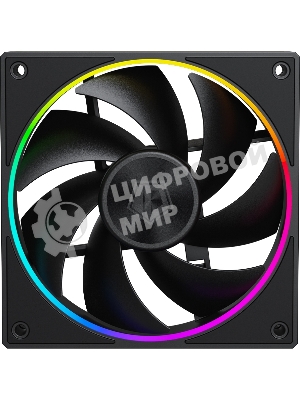Вентилятор для корпуса ID-Cooling AF-127-ARGb-K черный, 120 мм, 2000 об/мин, 29.9 дБ, 4 pin