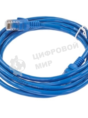 Патч-корд ExeGate UTP-RJ45-RJ45-C6-2M-BL, UTP, cat.6, 2м, синий