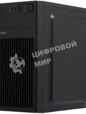 Компьютерный корпус Digma DCC-MN302 черный без БП mATX 1x80мм 2x120мм 1xUSB2.0 1xUSB3.0 audio