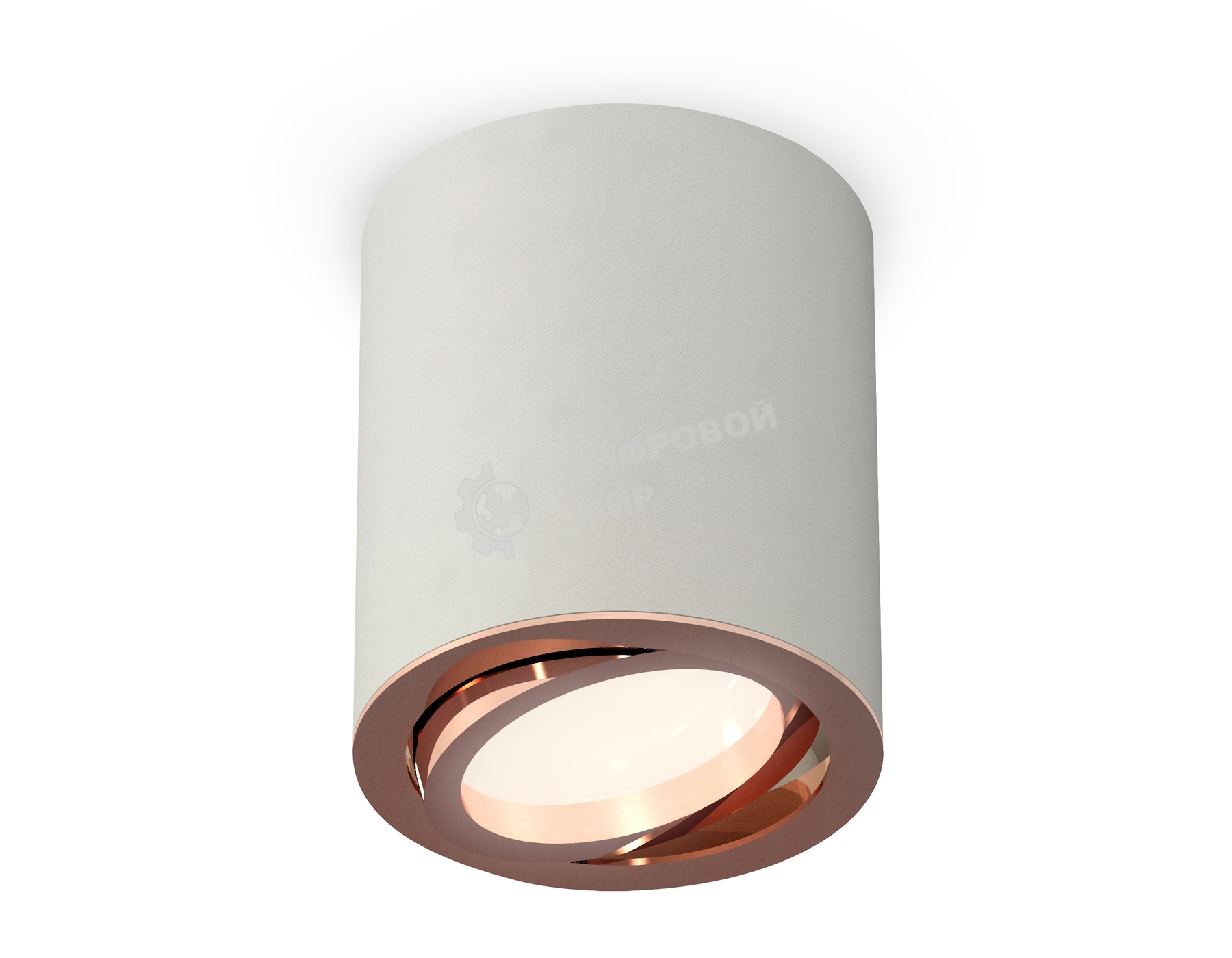 Светильник Ambrella Light XS7423023 SGR/PPG серый песок/золото розовое полированное MR16 GU5.3 (C7423, N7005)