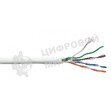 Кабель информационный LANMASTER LAN-5EUTP-HFLT-WH cat.5e UTP 4 пары 24AWG LSZH внутренний 305м белый Кабель информационный LANMASTER LAN-5EUTP-HFLT-WH cat.5e UTP 4 пары 24AWG LSZH внутренний 305м белый