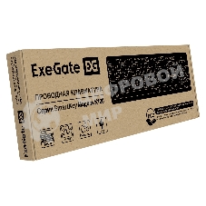 Клавиатура ExeGate SmartKey K120 (USB, полноразмерная, влагозащищенная, 104кл., Enter большой, длина кабеля 1,5м, черная, RTL)