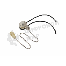 Выключатель Rexant для настенного светильника c проводом и деревянным наконечником 