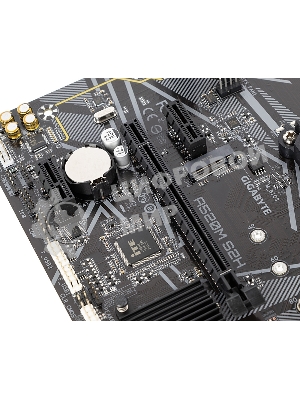 Материнская плата Gigabyte A520M S2H, AM4, AMD A520, 2xDDR4, 4xSATA, 1xM.2, 1xPCIe 3.0 x16, 2xPCIe x1, 1xHDMI, 1xDVI-D, 1xVGA, 1x 1Gb LAN, 4xUSB-A 3.2 Gen 1, 2xUSB-A 2.0, 3x3.5 мм, 7.1, mATX