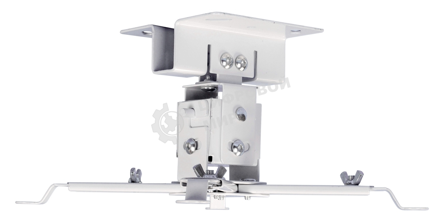 Кронштейн для проектора Cactus CS-VM-PREC01-WT белый макс.23кг настенный и потолочный поворот и наклон