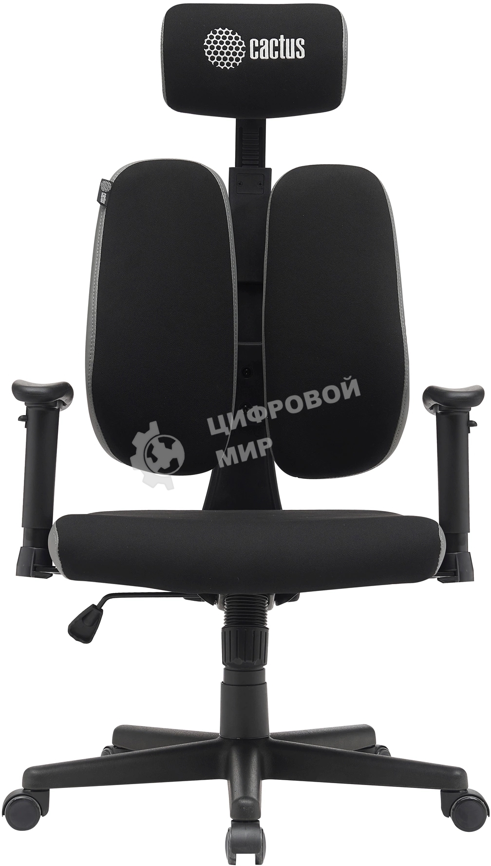 Кресло компьютерное Cactus CS-CHR-MC03-BKGY черный