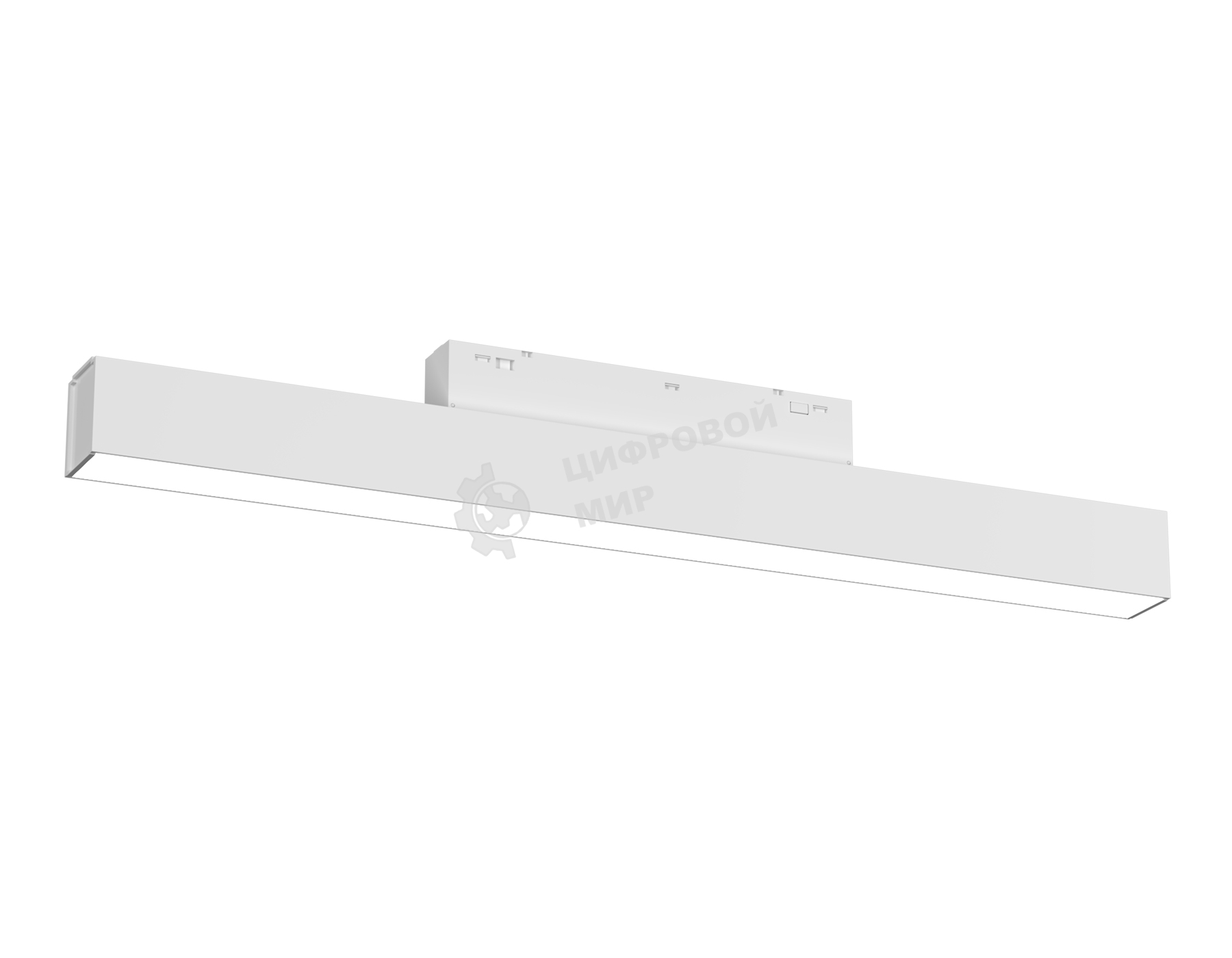 Трековый линейный светильник Ambrella light GL4450 WH белый IP20 10W 3CCT 3000-6000K SMART 48V 120° 304*22*45