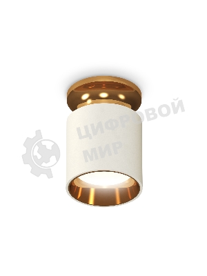 Светильник Ambrella Light XS6301181 SWH/PYG белый песок/золото желтое полированное MR16 GU5.3 (N6905, C6301, N6113)