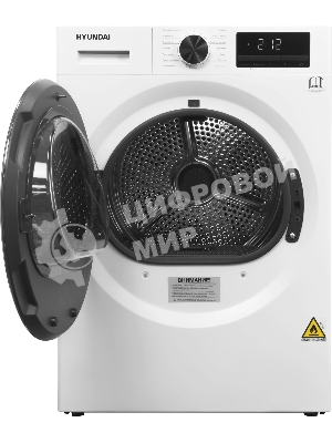 Сушильная машина Hyundai DFE8416 кл.энер.:A+ макс.загр.:8кг белый