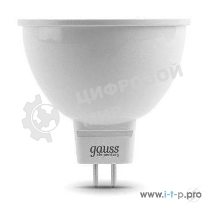 Лампа светодиодная Gauss LED Elementary MR16 GU5.3 9W 680lm 6500K 1/10/100 0