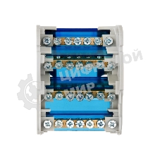 Шина на DIN-рейку в корпусе (кросс-модуль) Rexant 4х7