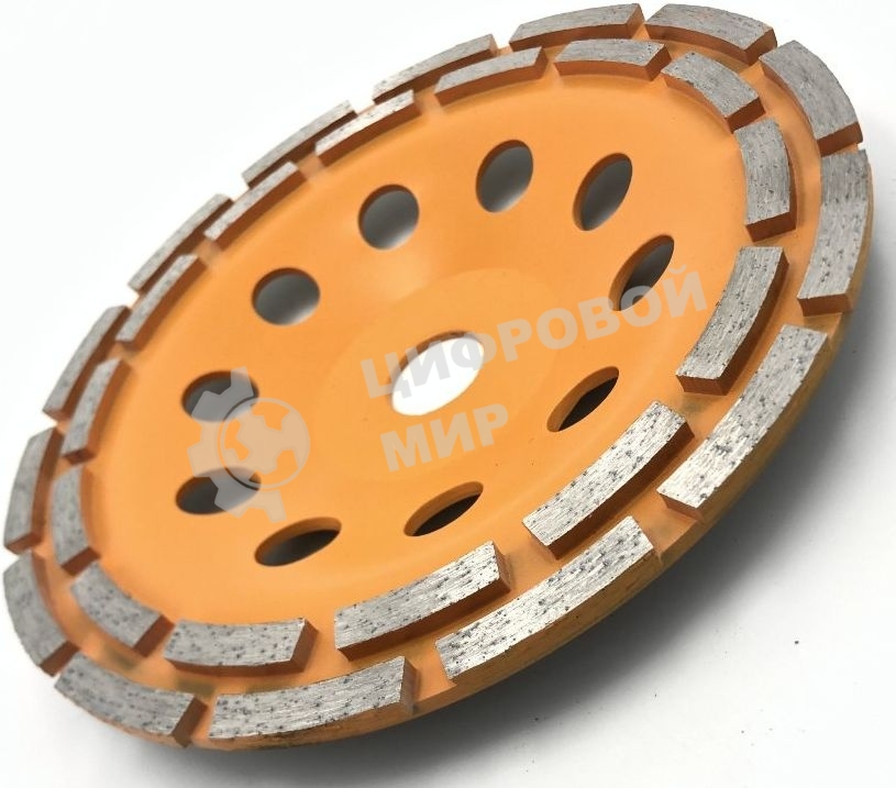 Чашка алмазная зачистная 230мм двухрядная Вихрь 73/10/3/8