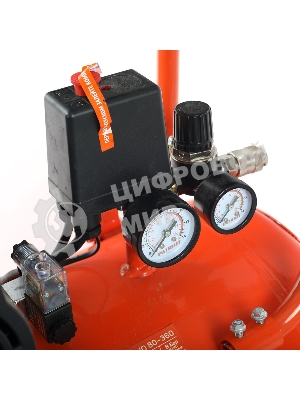 Компрессор поршневой безмасляный Patriot WO 80-360, 360 л/мин, 8 бар, 2200 Вт, 80 л, быстросъем и 