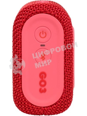 Портативная акустика JBL GO 3, красный
