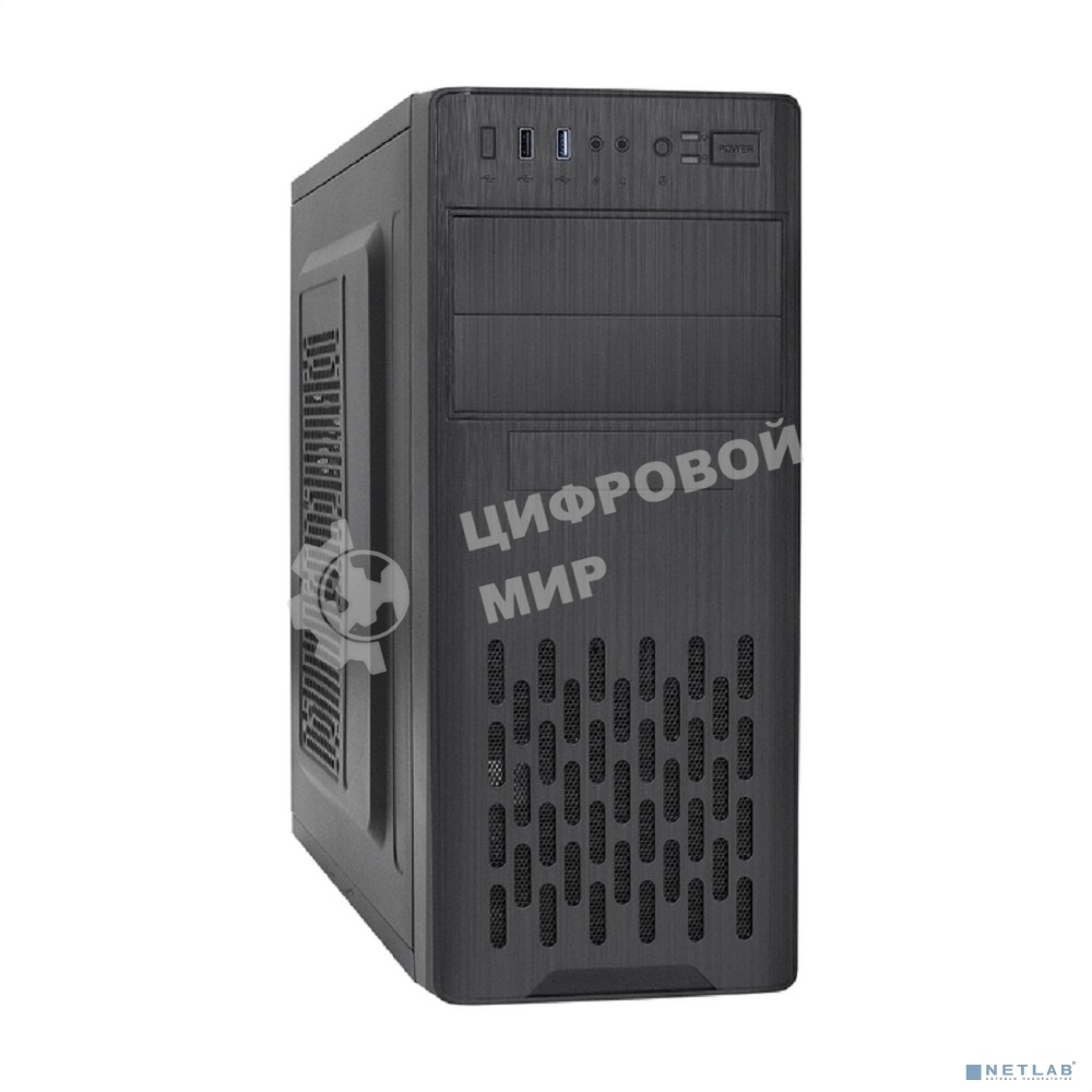 Компьютерный корпус Miditower ExeGate CP-606U (ATX, без БП, 1хUSB/1хUSB 3.0, аудио)