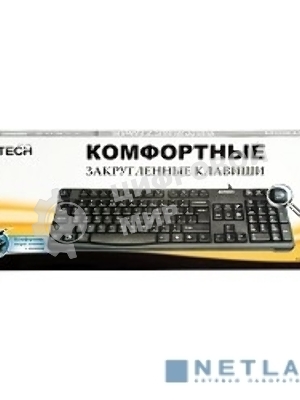 Клавиатура A4Tech KR-750 проводная, USB Type-A, чёрный