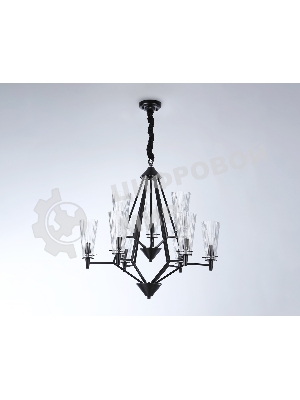 Светильник Ambrella light TR3238/6+3 BK черный E14/9 max 40W D730*720