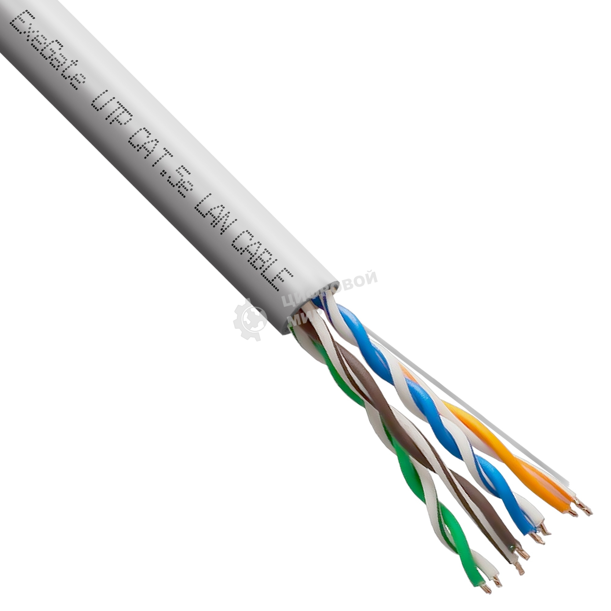 Кабель ExeGate Special UTP4-C5e-CU-S25-IN-PVC-GY-305 UTP 4 пары кат.5e медь, 0.43мм (25AWG), 305м, серый, PVC