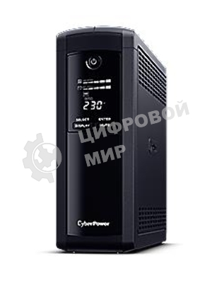 Источник бесперебойного питания UPS CyberPower VP1200ELCD Line-Interactive 1200VA/720W USB/RS-232/RJ11/45 (4 + 1 EURO)