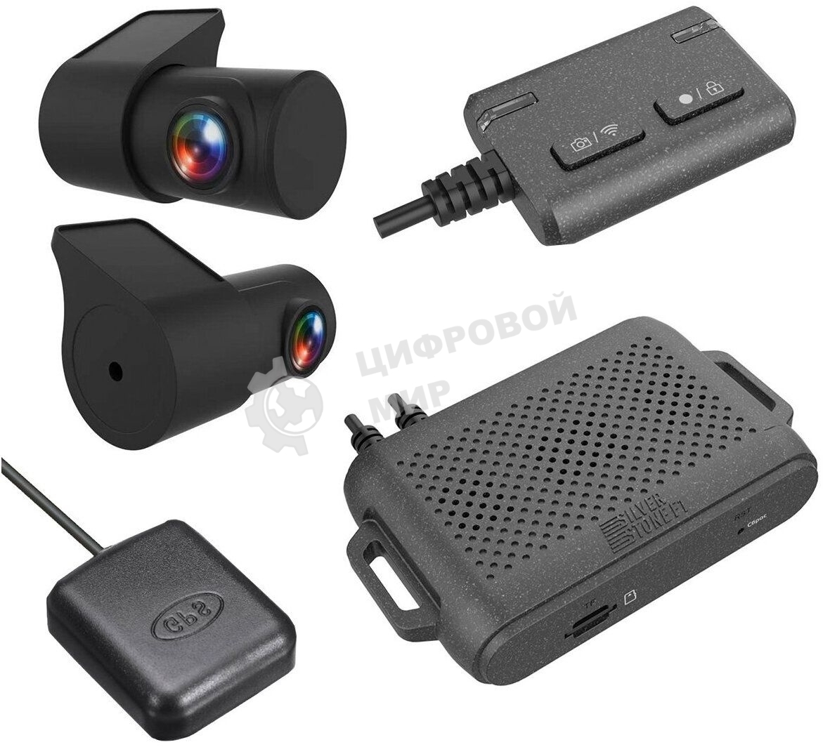 Видеорегистратор Silverstone F1 Integral 2.0 черный 1080x1920 1080p 140гр. GPS
