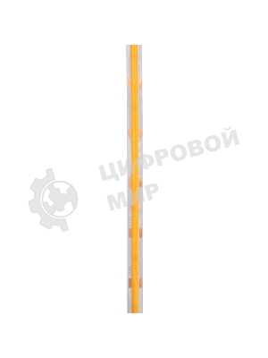 Лента светодиодная Rexant 12В, COB 8Вт/м, 320 LED/м, оранжевый, 8мм, 5м, IP20