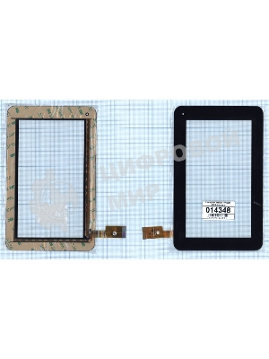 Сенсорное стекло (тачскрин) TPC0069 VER4.0, черное
