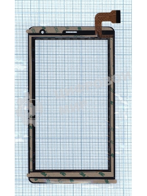 Сенсорное стекло (тачскрин) Prestigio Seed A7 PMT4337. черное