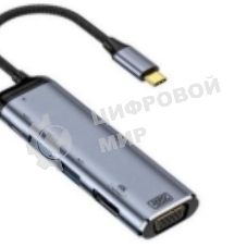 Кабель Type-C на VGA + HDMI + USB 3.1 + Type C + PD + USB 2.0