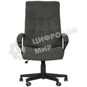 Кресло руководителя Бюрократ CH-800 Fabric темно-серый крестов. пластик