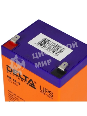 Батарея для ИБП Delta HR 12-5 (12V, 5Ah)