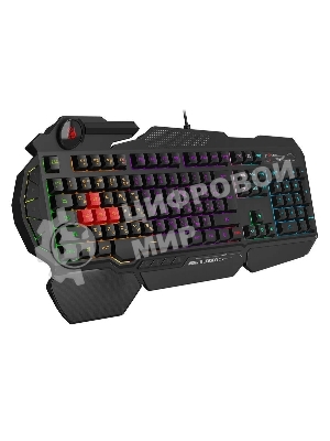 Клавиатура проводная A4Tech Bloody B310N черный USB Multimedia for gamer LED (подставка для запястий) (B310N)