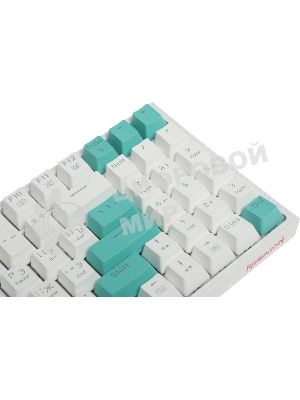 Клавиатура беспроводная Defender REDRAGON VEIGAR USB, Bluetooth/Радиоканал, бело-голубая