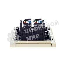 Розетка комп. 2-ая RJ45 кат.5E FP433 IEK FORTE&PIANO Ваниль