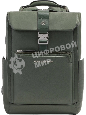 Рюкзак мужской Piquadro Tebe CA7158W144/VE хаки натур.кожа
